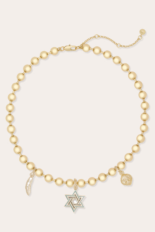 Ball Charm Chain Necklace view 2