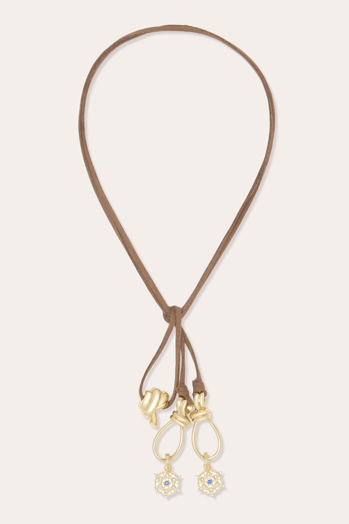 Elle Suede Tie Necklace view 1