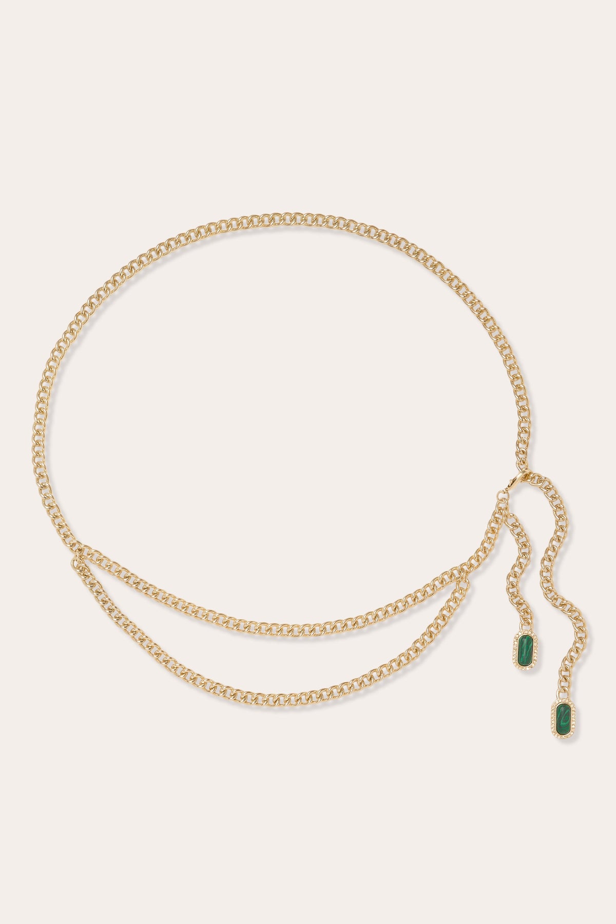 Mila Gemstone Chain Belt view 1