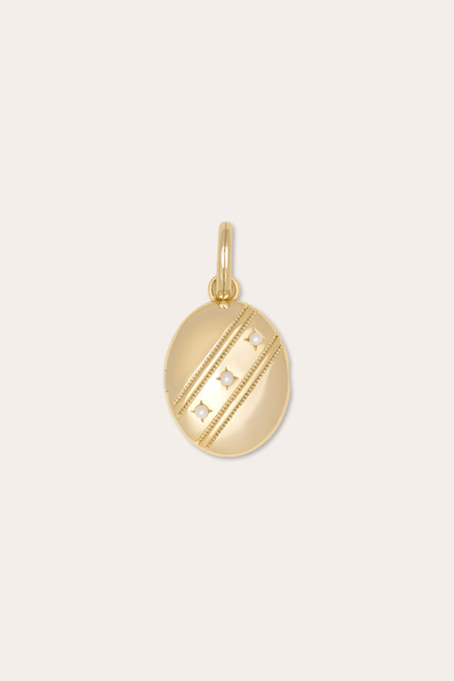 Oval Charm view 1
