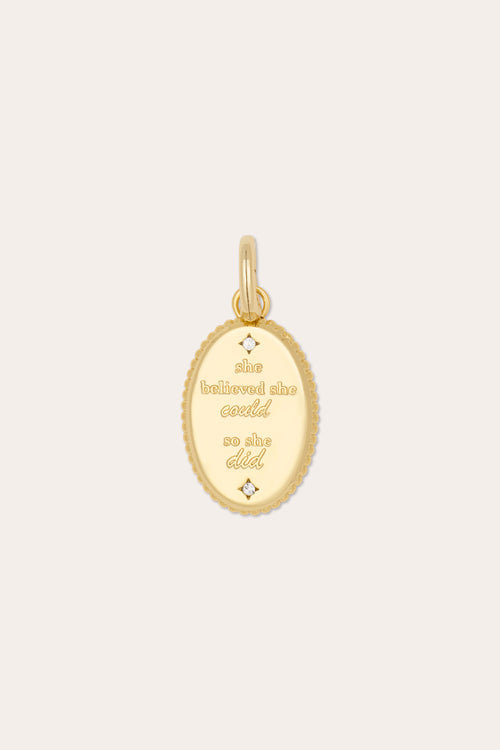 Oval Sayings Charm view 1