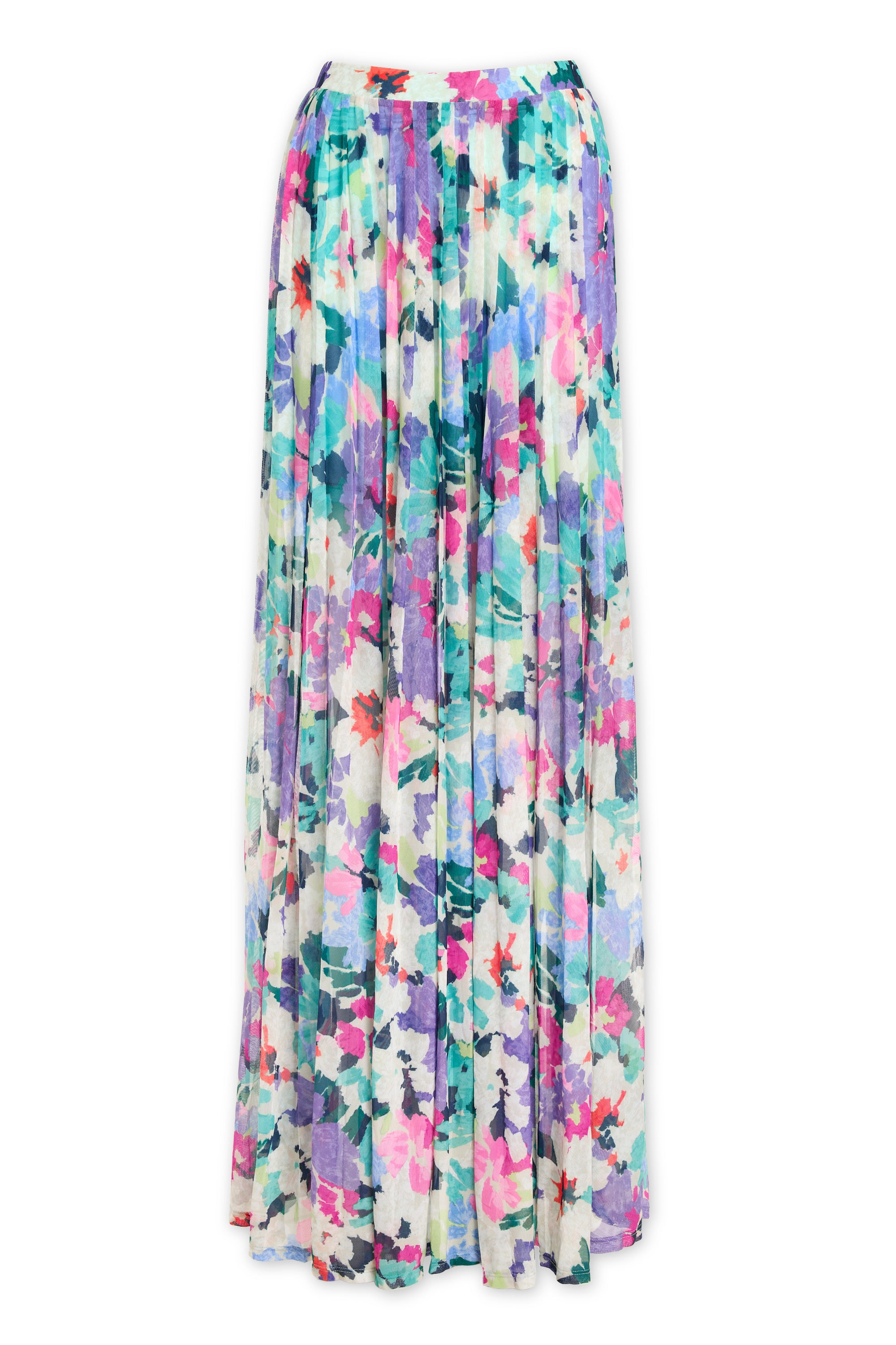 Jacqueline Printed Maxi Skirt in garden mesh | Ramy Brook