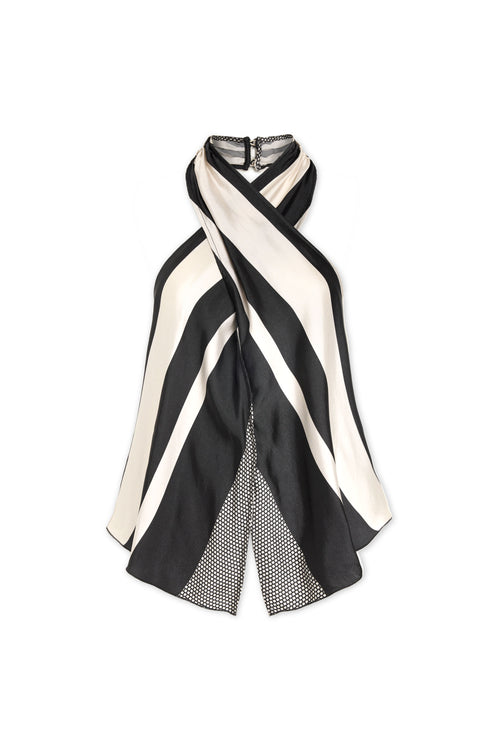 Kylie Printed High Neck Top view 5