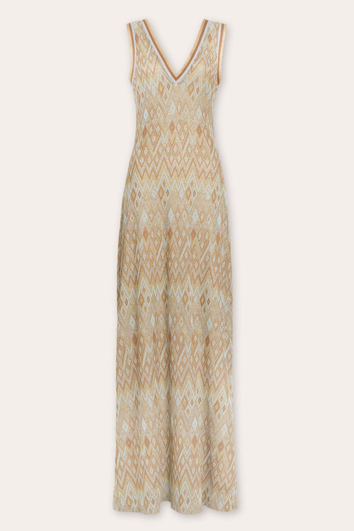 Reese Printed Knit Maxi Dress view 5
