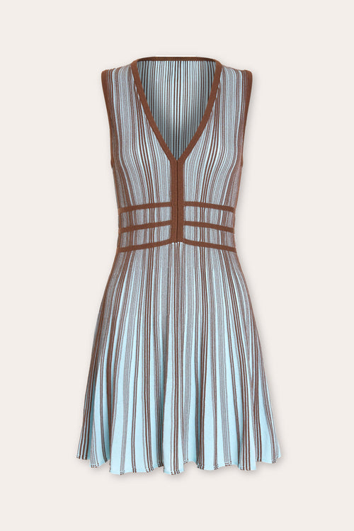 Aria Printed Knit Mini Dress view 5