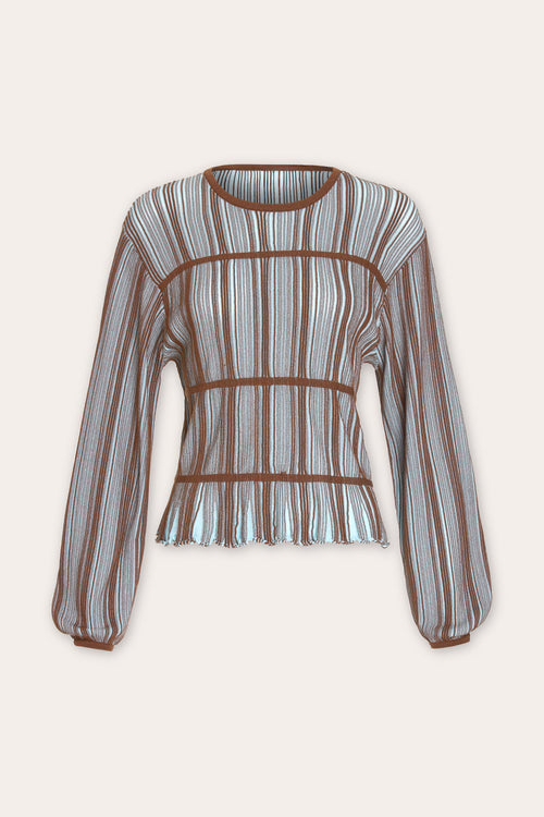 Ashlyne Striped Knit Sweater view 4