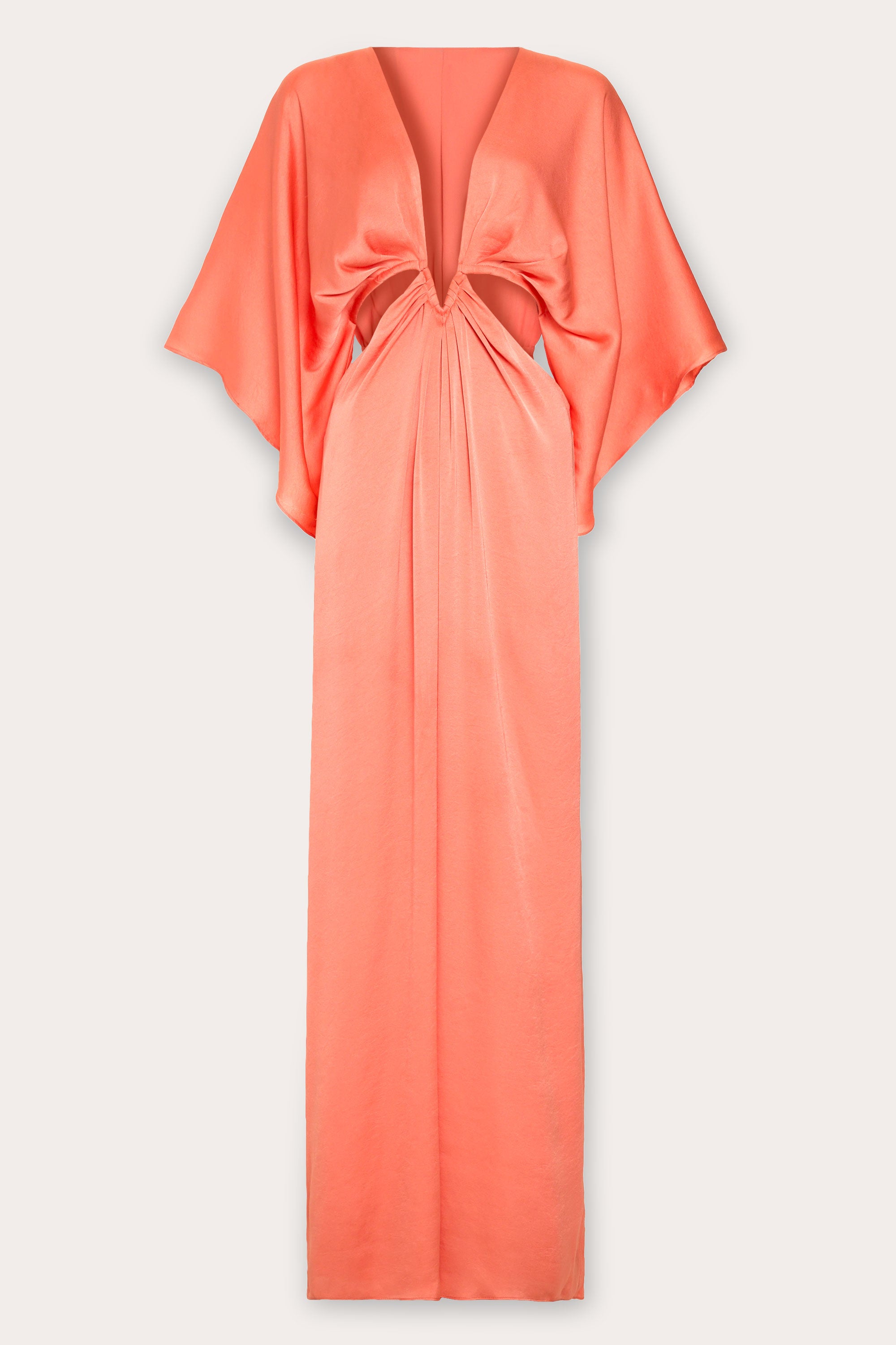 Tove Cutout Maxi Dress in coral