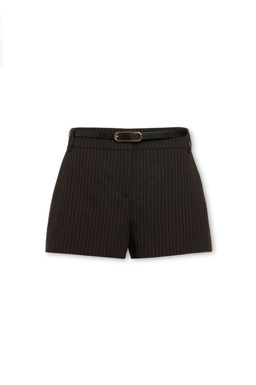 Ximena Pinstripe Mini Short view 9