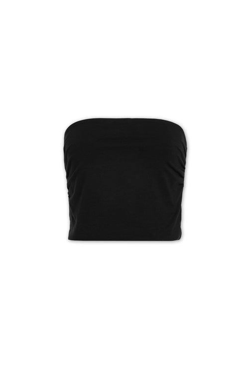 Raya Solid Jersey Tube Top view 4
