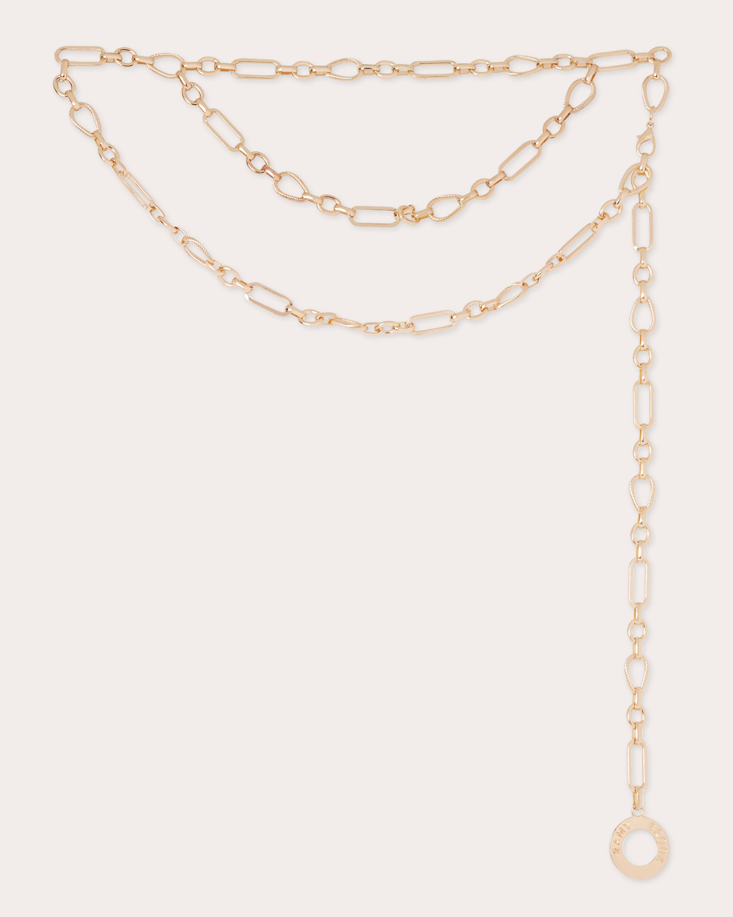 Kellie Chain Belt in gold | Ramy Brook
