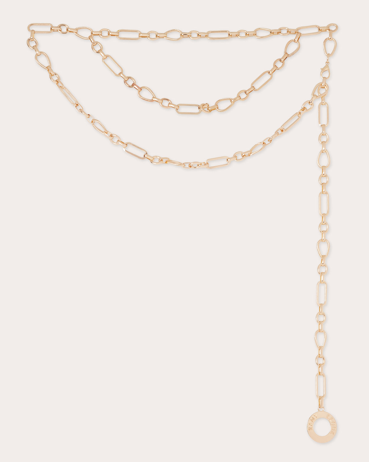 Kellie Chain Belt in gold | Ramy Brook display picture 2