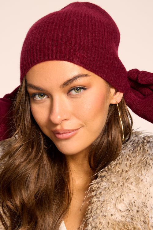 Flora Cashmere Hat view 3