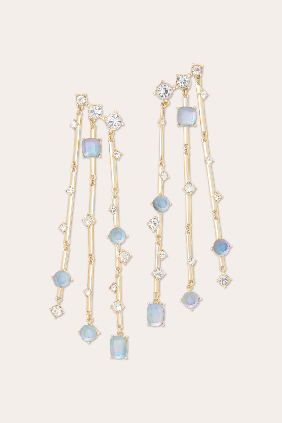 Lilia Gemstone Chandelier Earrings view 1