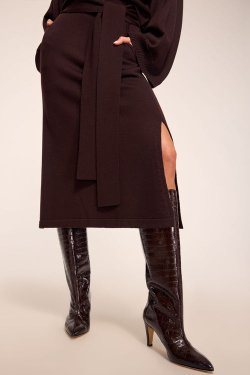 Sofia Heeled Croc Boot view 7