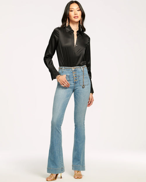 Cindy High-Rise Flare Jean view 2