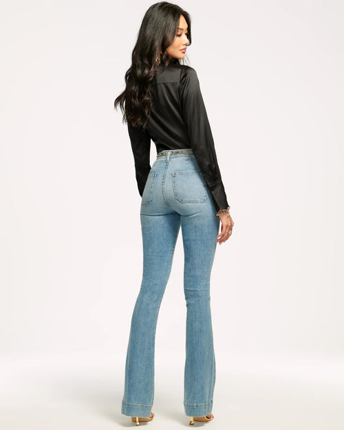 Cindy High-Rise Flare Jean view 4