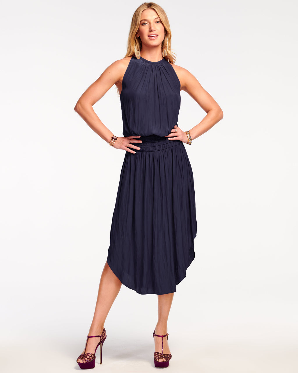 sachin and babi light blue dress Women's Midi Semi-Formal Cocktail & Party Dresses main image 1