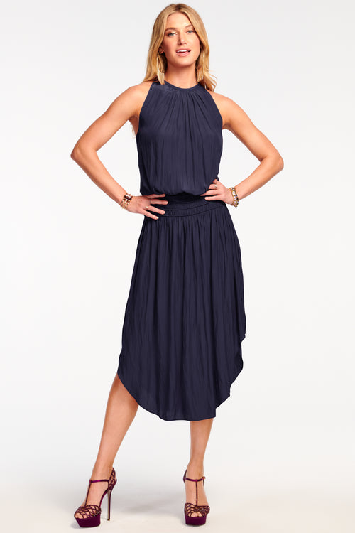 Audrey Smocked Midi Dress view 1