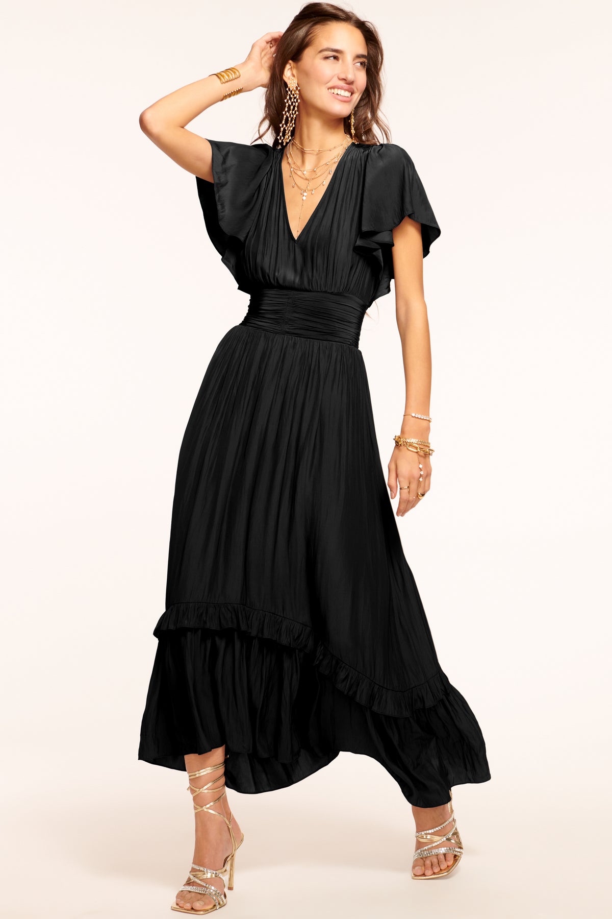 Joanie Short Sleeve Maxi Dress view 1