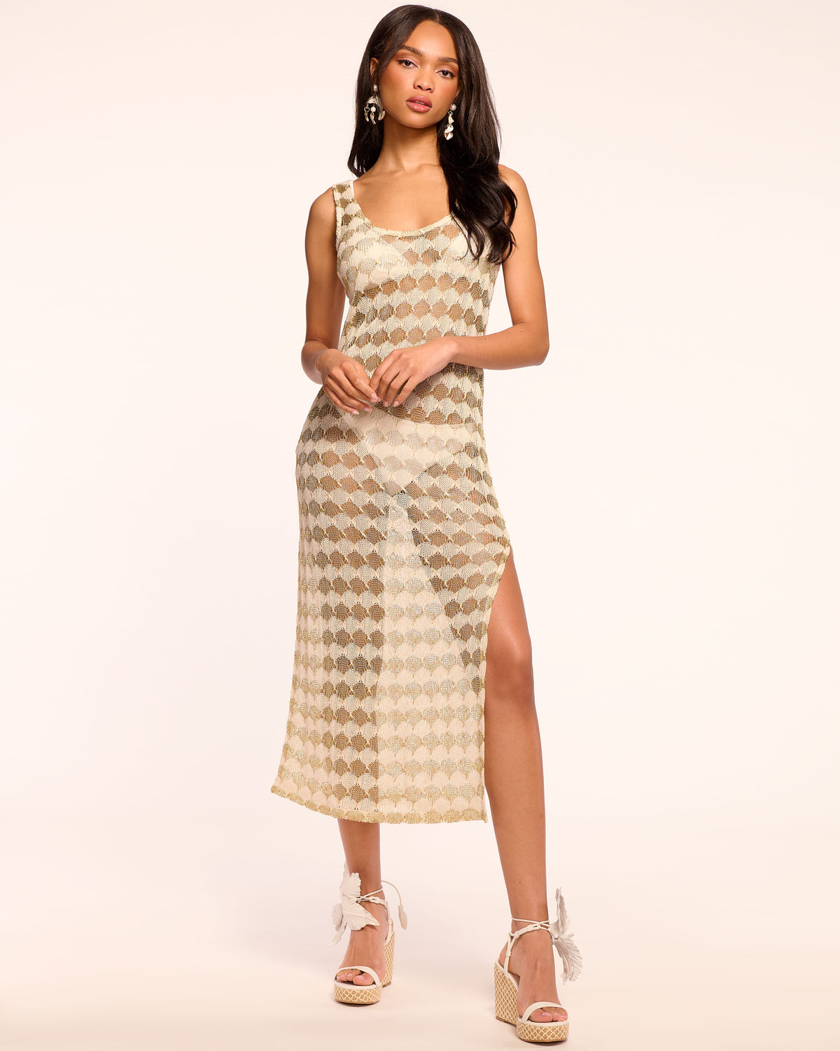 ワンピース PRANK PROJECT Crystal Velour Cami Dress 2-Way Velour Camisole Dress - SALE