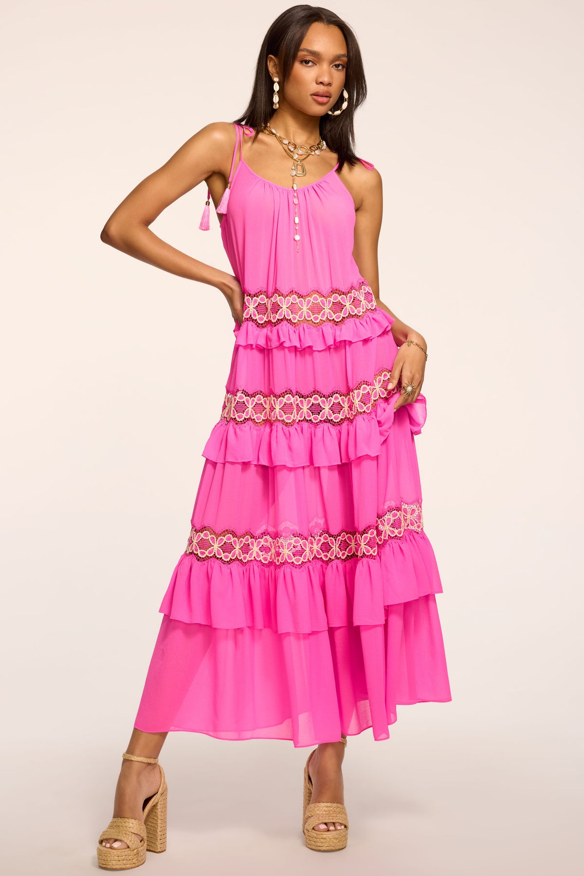 Lisbeth Coverup Midi Dress view 1