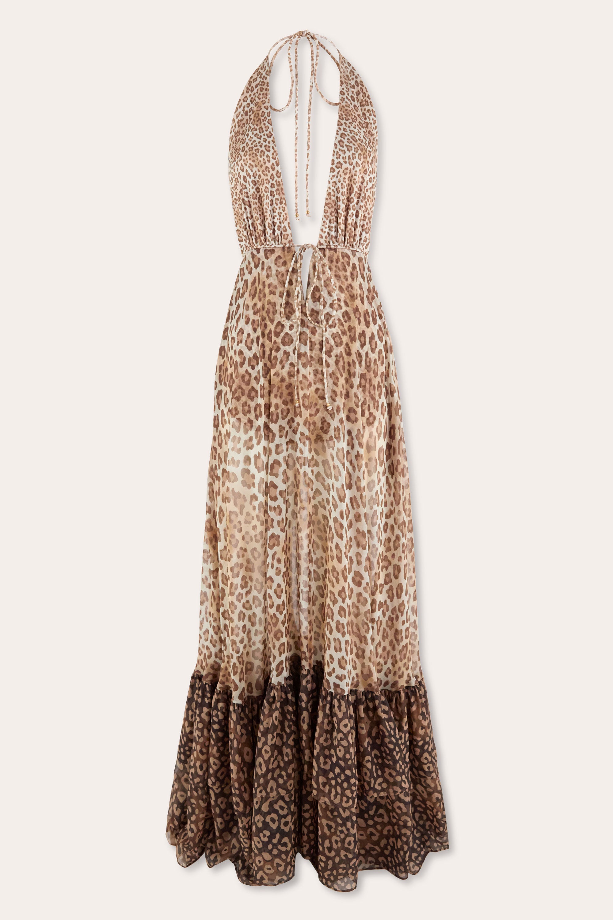 Milena Printed Dress in light leopard | Ramy Brook