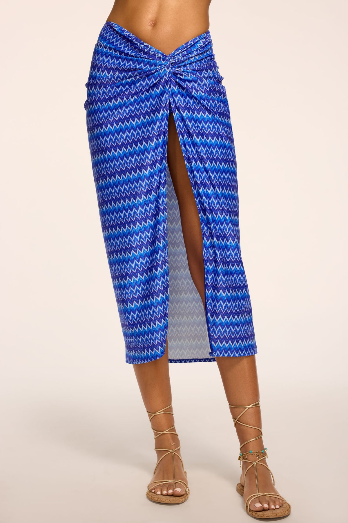 Xana Chevron Glitter Coverup Skirt view 1