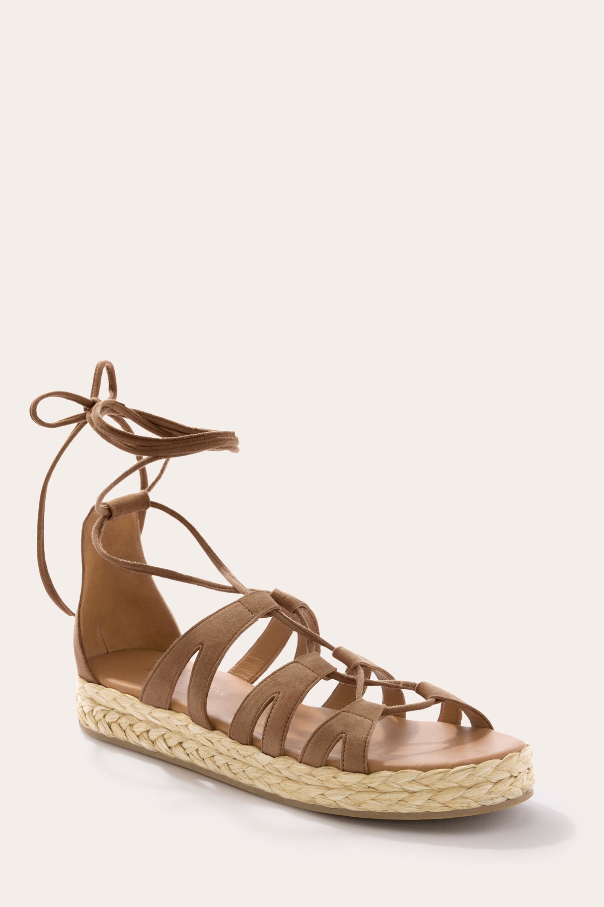 Devon Lace Up Espadrille Flat view 1