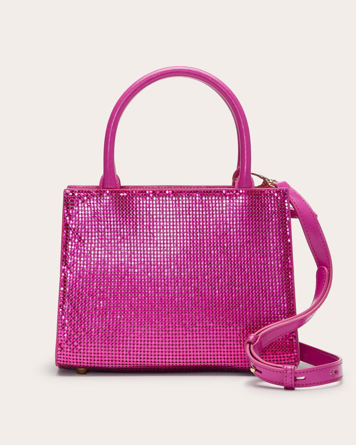 Portia Leather Chainmail Bag in black | Ramy Brook