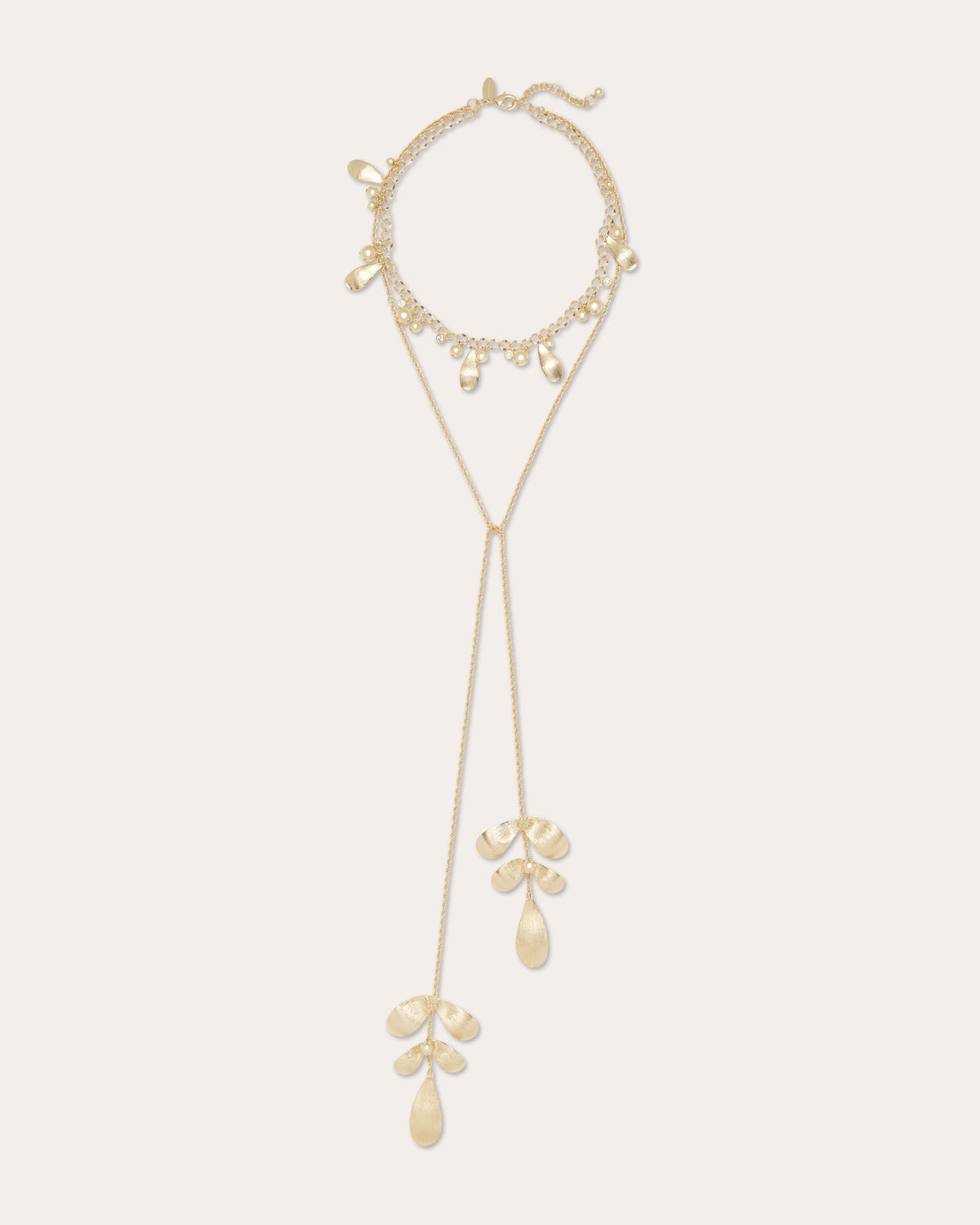 Anya Flower Lariat Necklace view 1