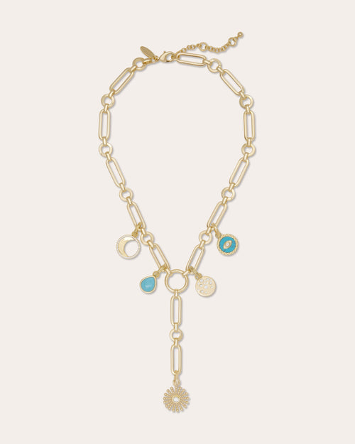Cara Chain Lariat Necklace view 4