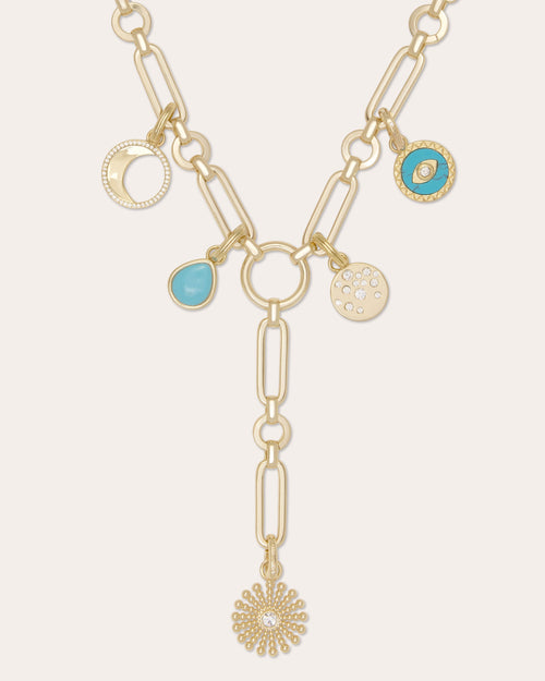 Cara Chain Lariat Necklace view 5