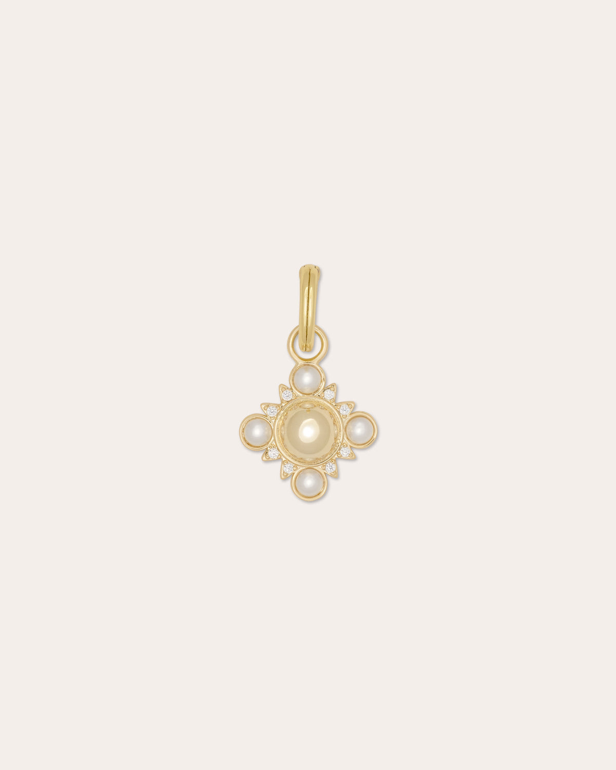 Sunburst Pearl Charm view 1
