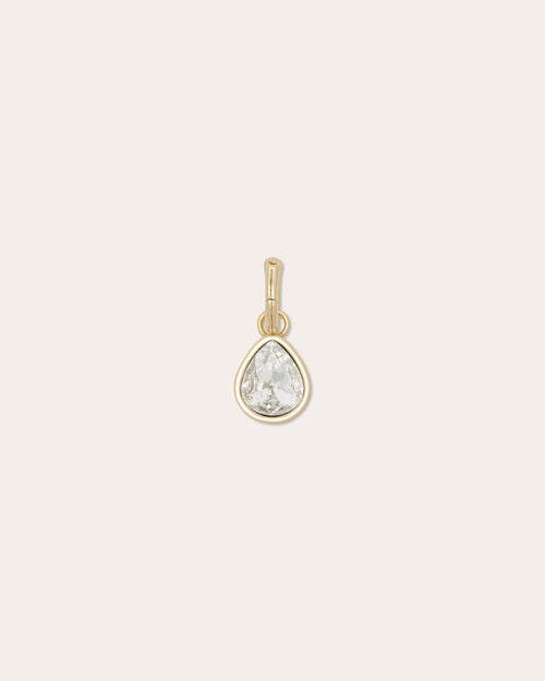 Birthstone Charm | APRIL_CLEAR CRYSTAL view 1
