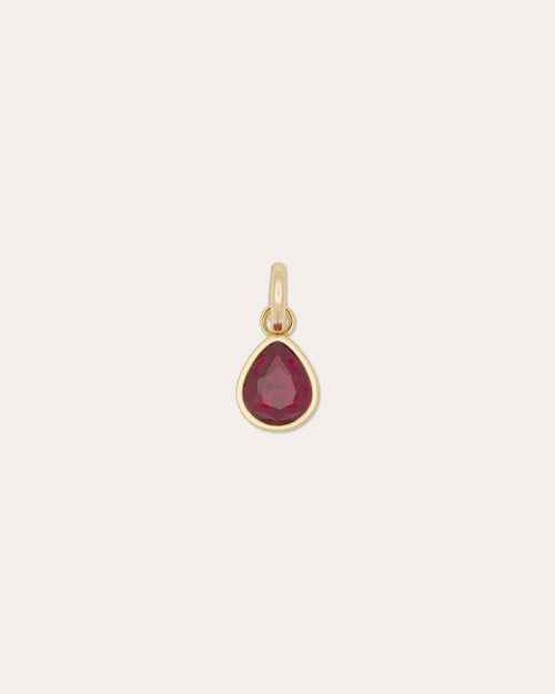 Birthstone Charm | JULY_RUBY view 1