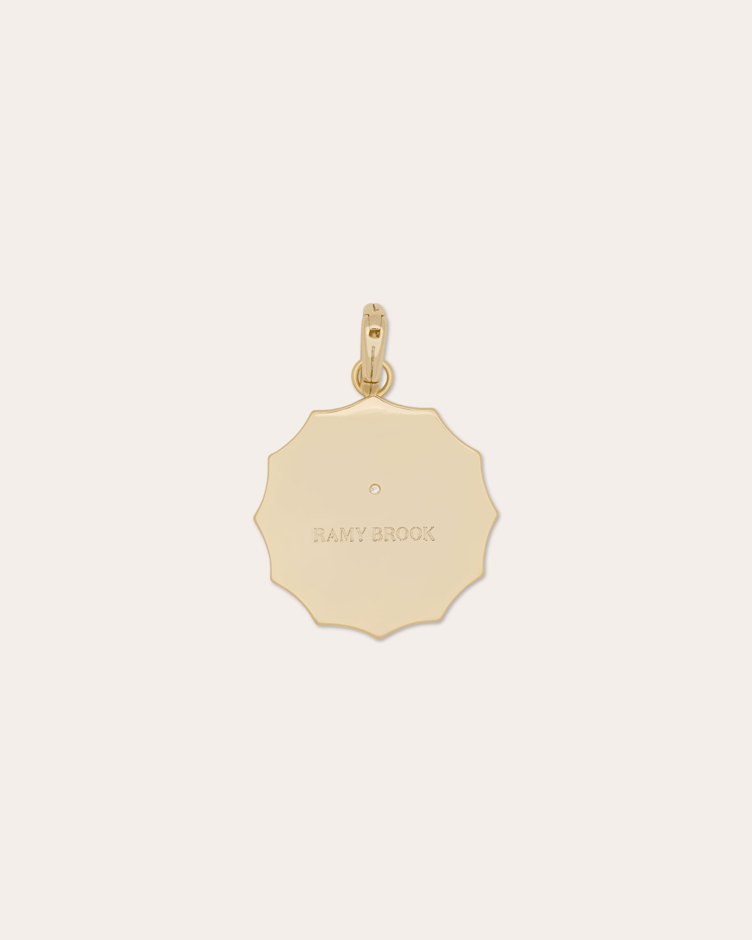Sunburst Charm in gold | Ramy Brook