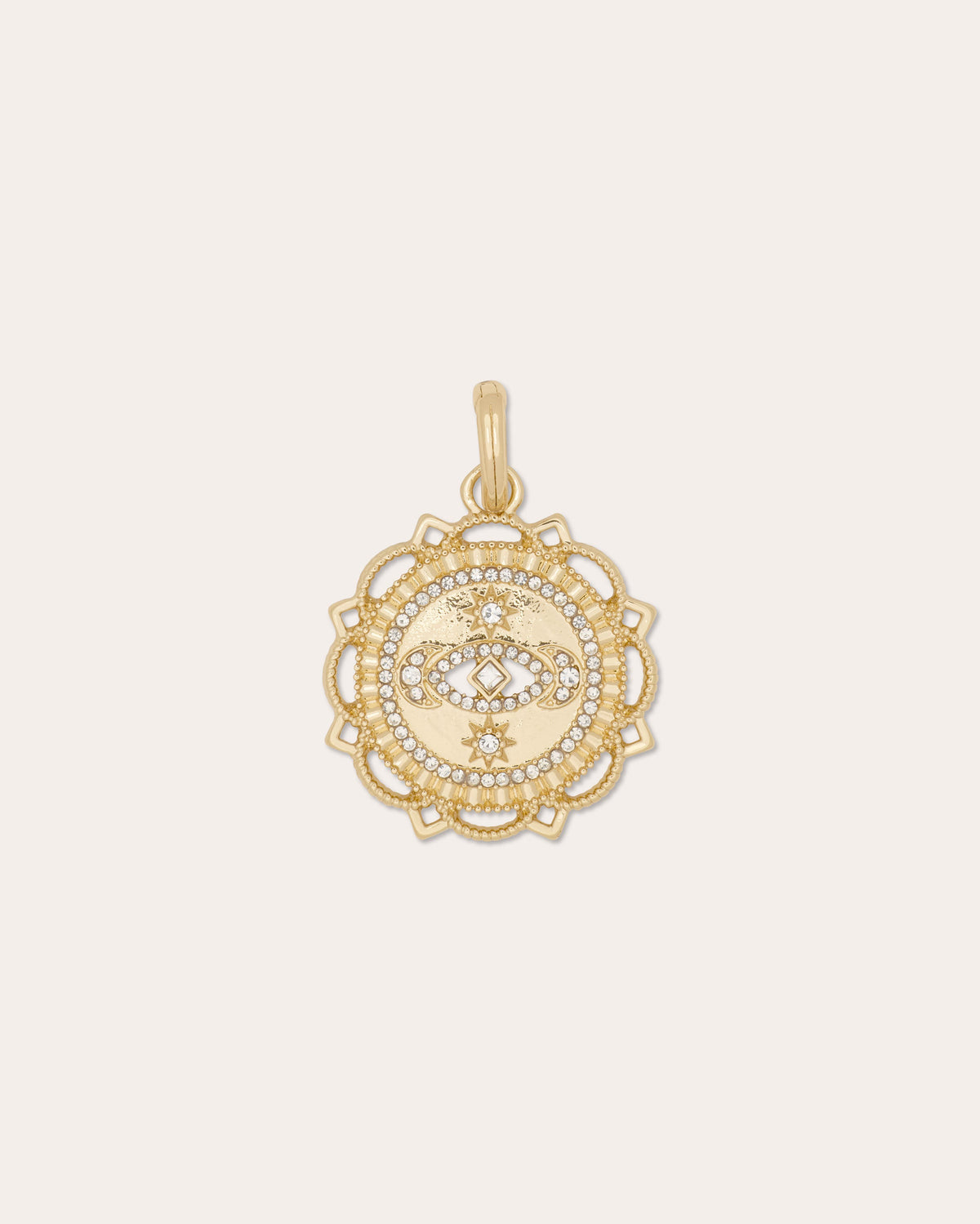 Evil Eye Medallion Charm view 1