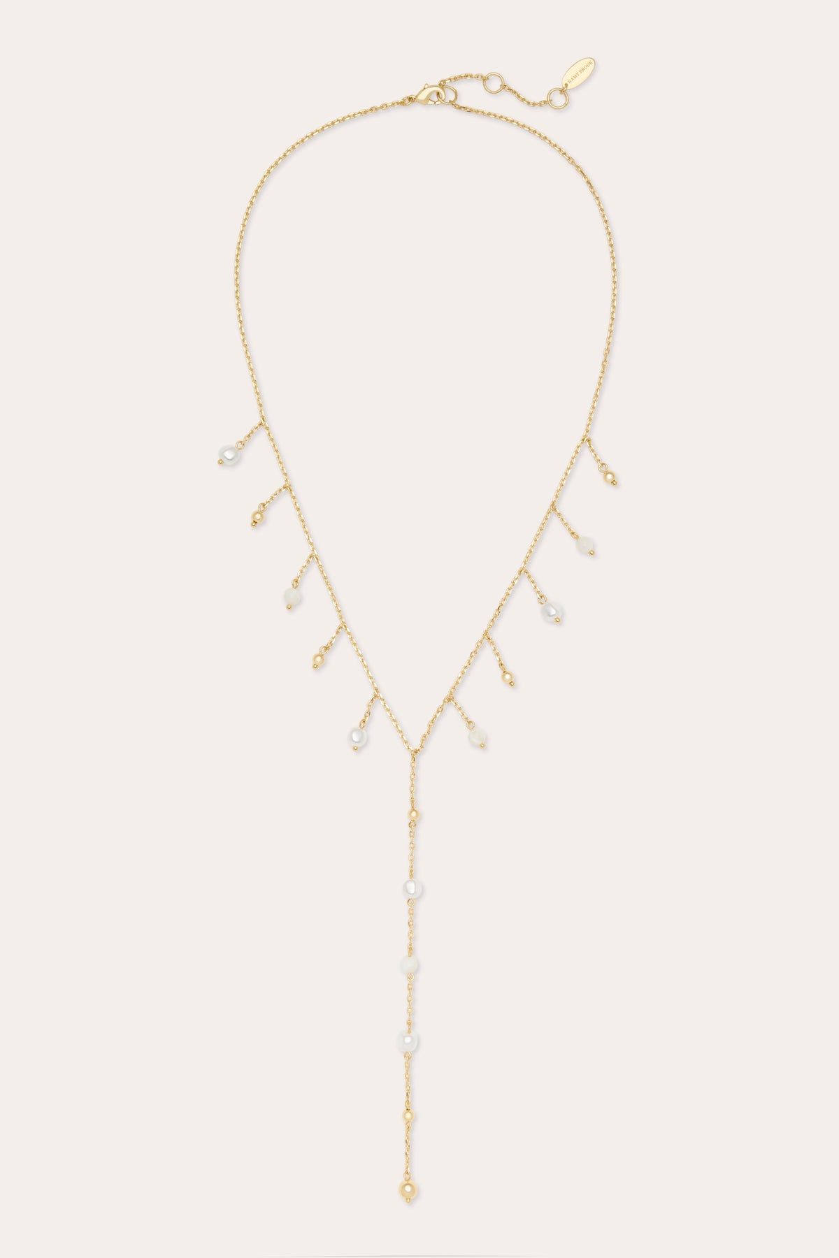 Irisa Pearl Lariat Necklace view 1