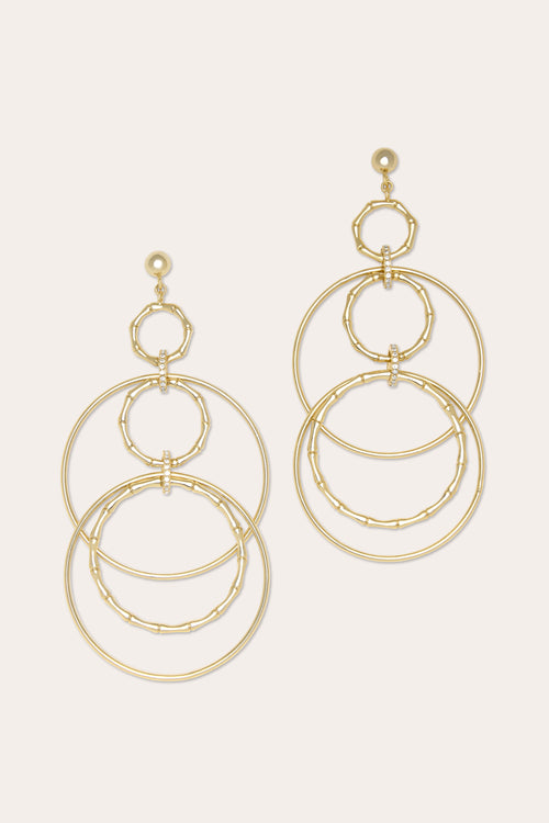 Chiara Layered Statement Earrings view 1