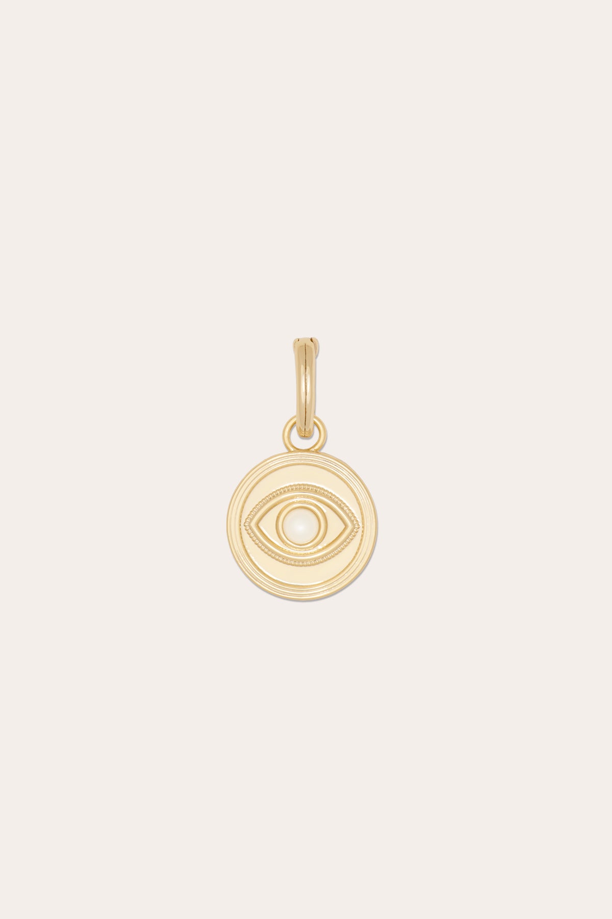Pearl Evil Eye Charm view 1