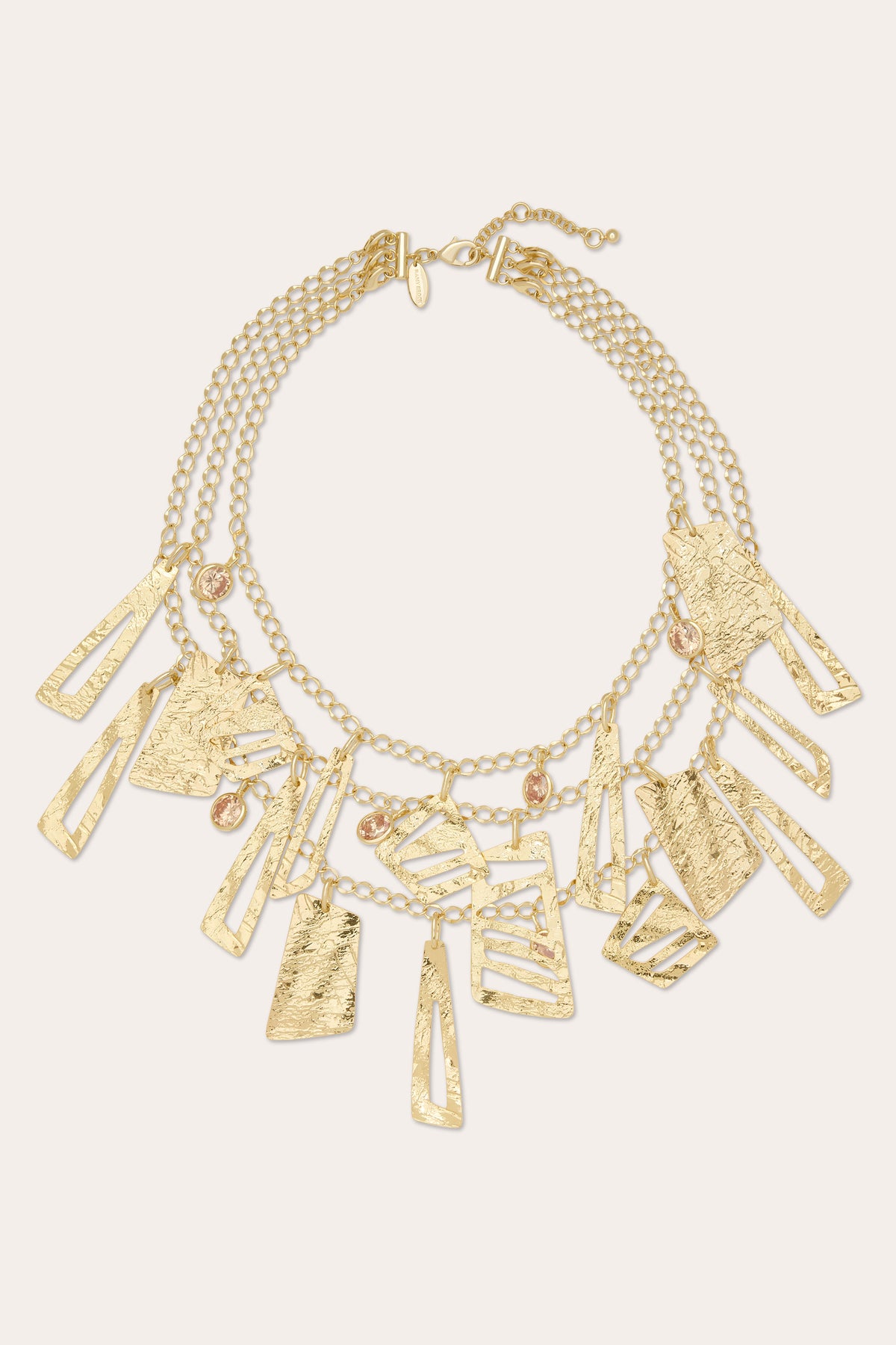 Elina Geometric Statement Necklace view 1