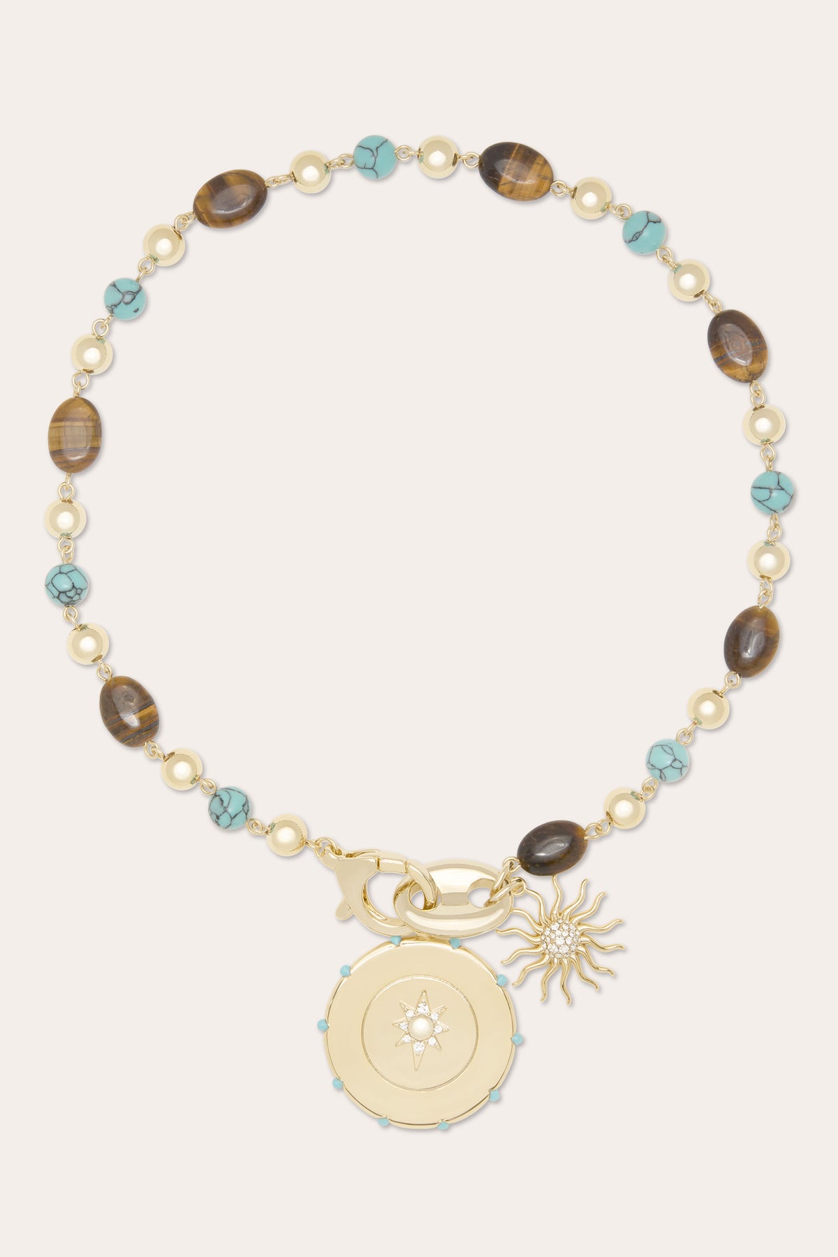 Serra Gemstone Statement Necklace view 1