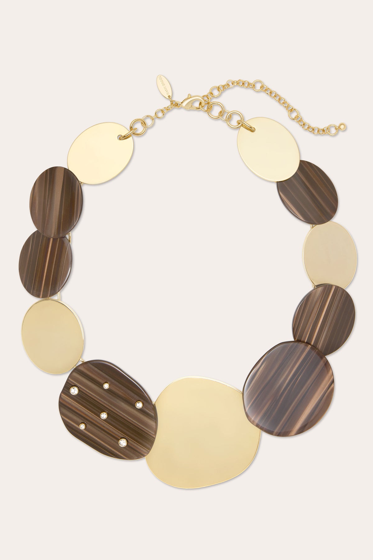Polina Textured Statement Necklace view 1
