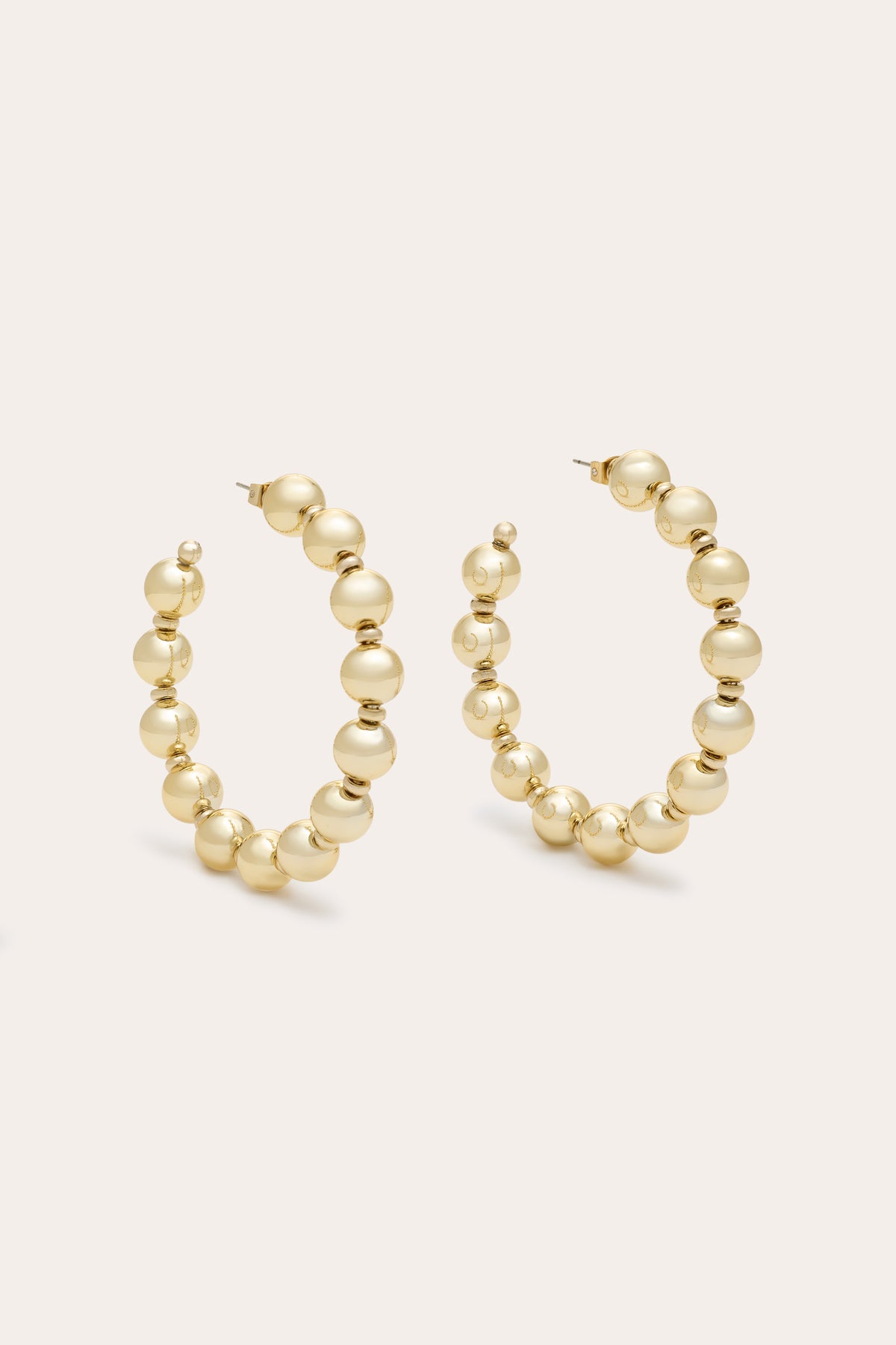 Paola Beaded Hoops view 1
