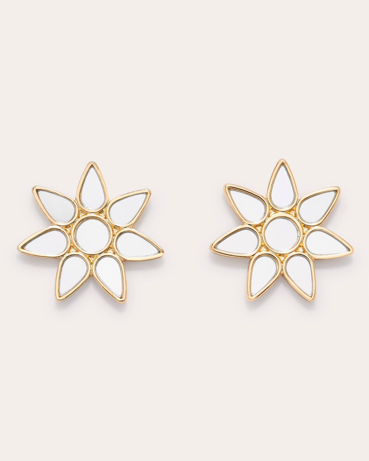 Star Mirrored Studs view 1