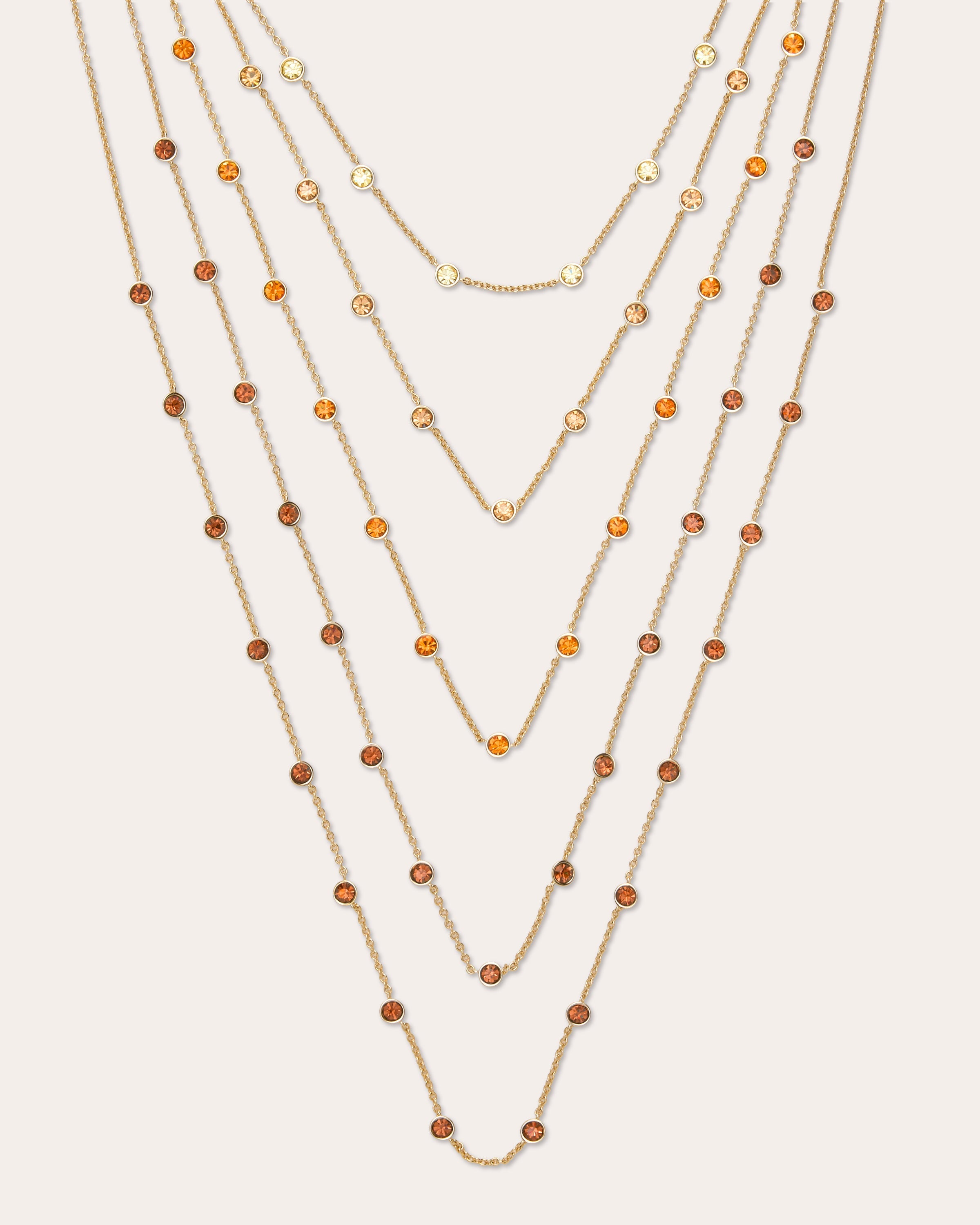 Sierra Layered Gemstone Necklace in topaz | Ramy Brook Sierra Layered Gemstone Necklace in topaz | Ramy Brook