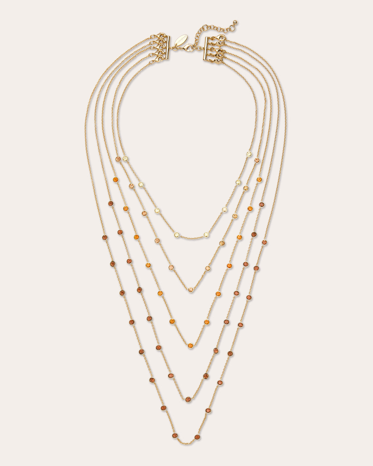 Sierra Layered Gemstone Necklace in topaz | Ramy Brook