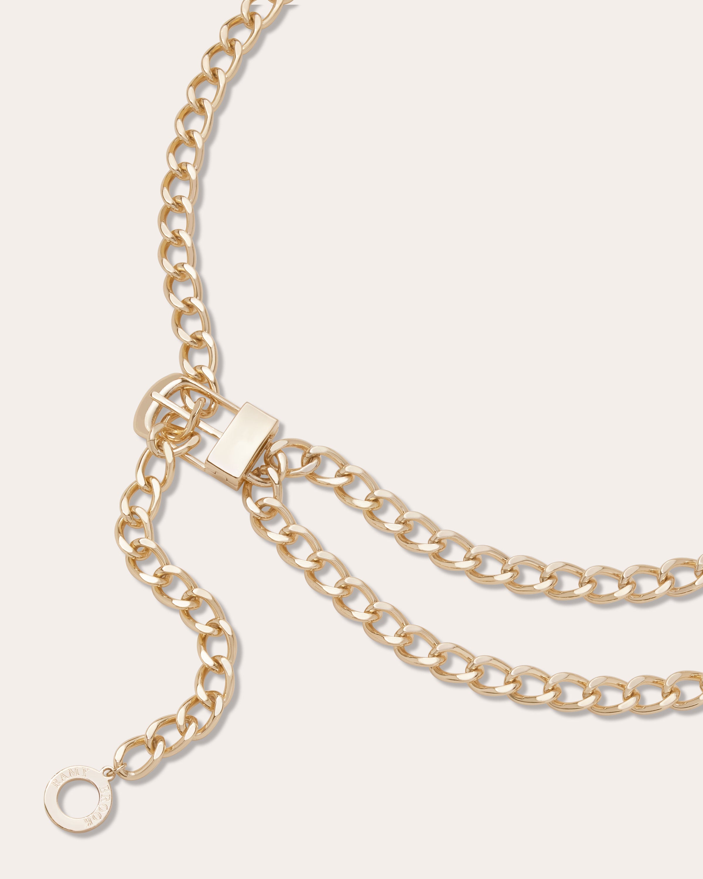 kishidamiki】Tulle chain belt