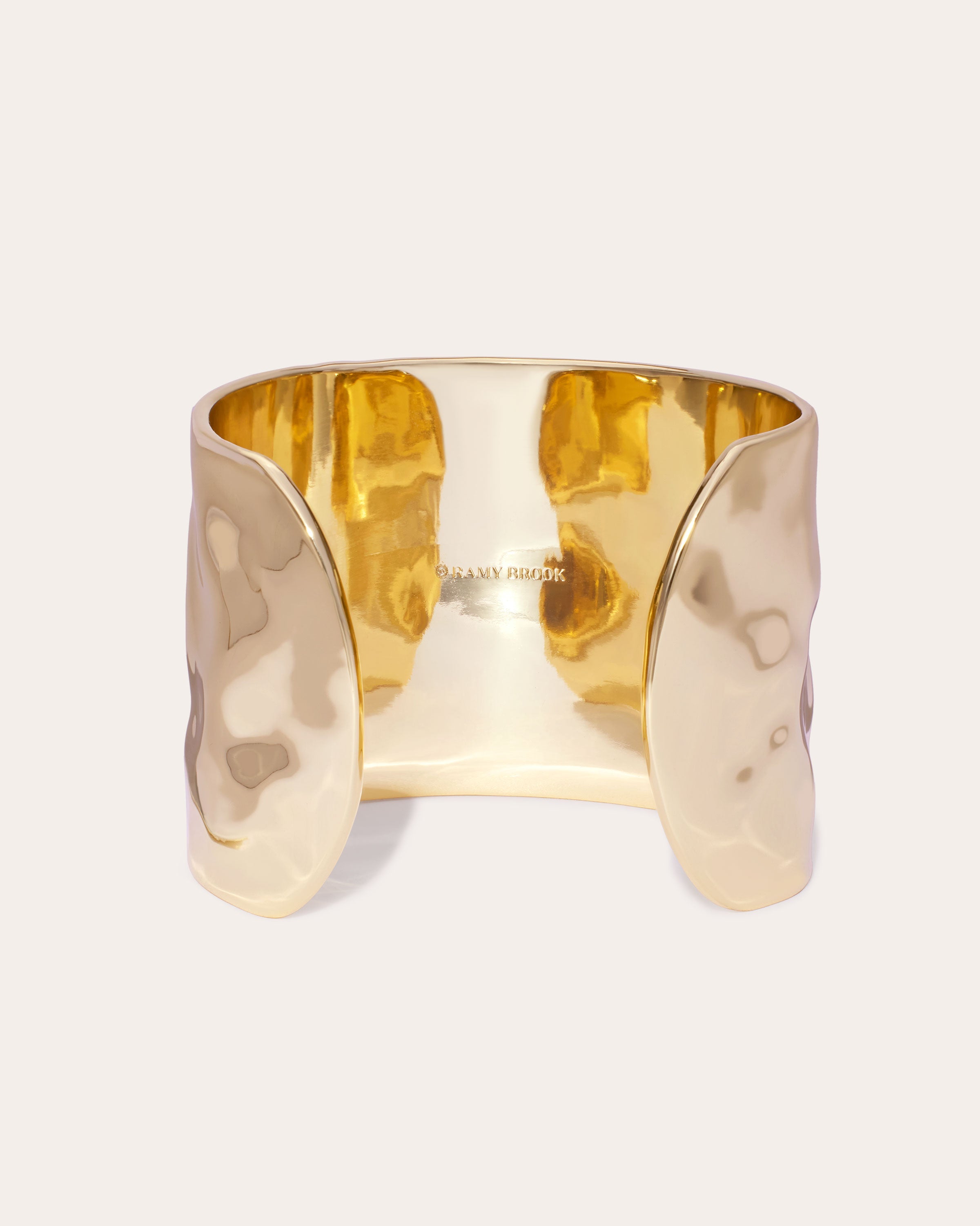 Florencia Molten Cuff Bracelet in gold | Ramy Brook
