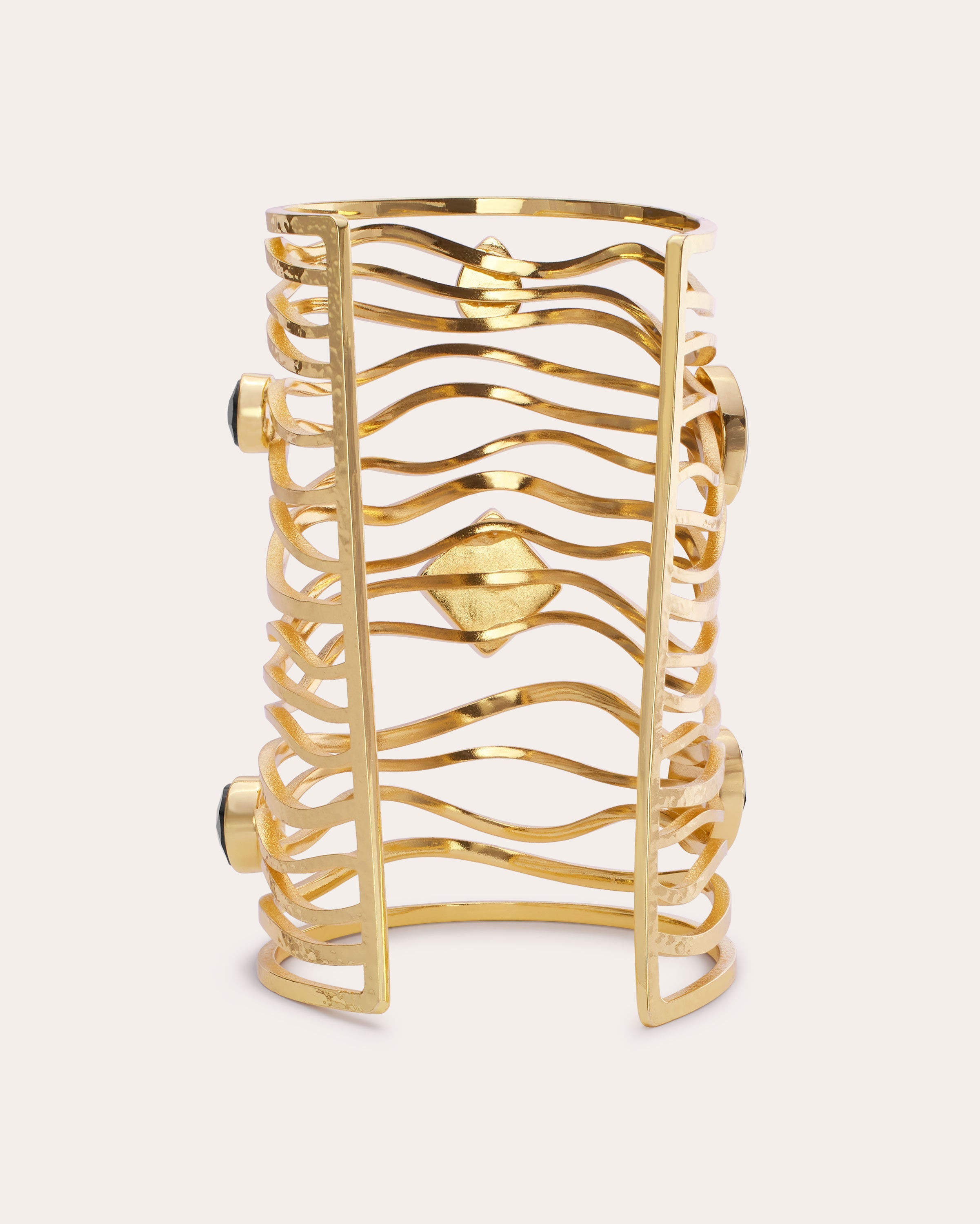 Alena Stone Cuff Bracelet in black | Ramy Brook